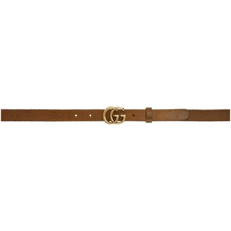 gucci brown thin gg toscano belt|Gucci: Brown GG Toscano Belt .